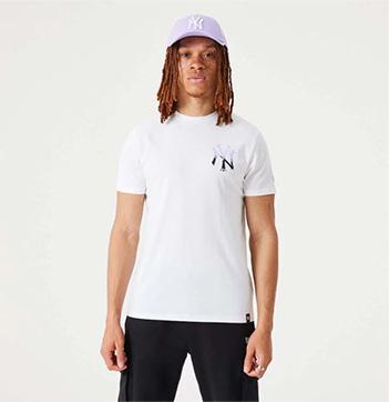 New Era Camiseta New York Yankees Mlb Drip Logo Blanco