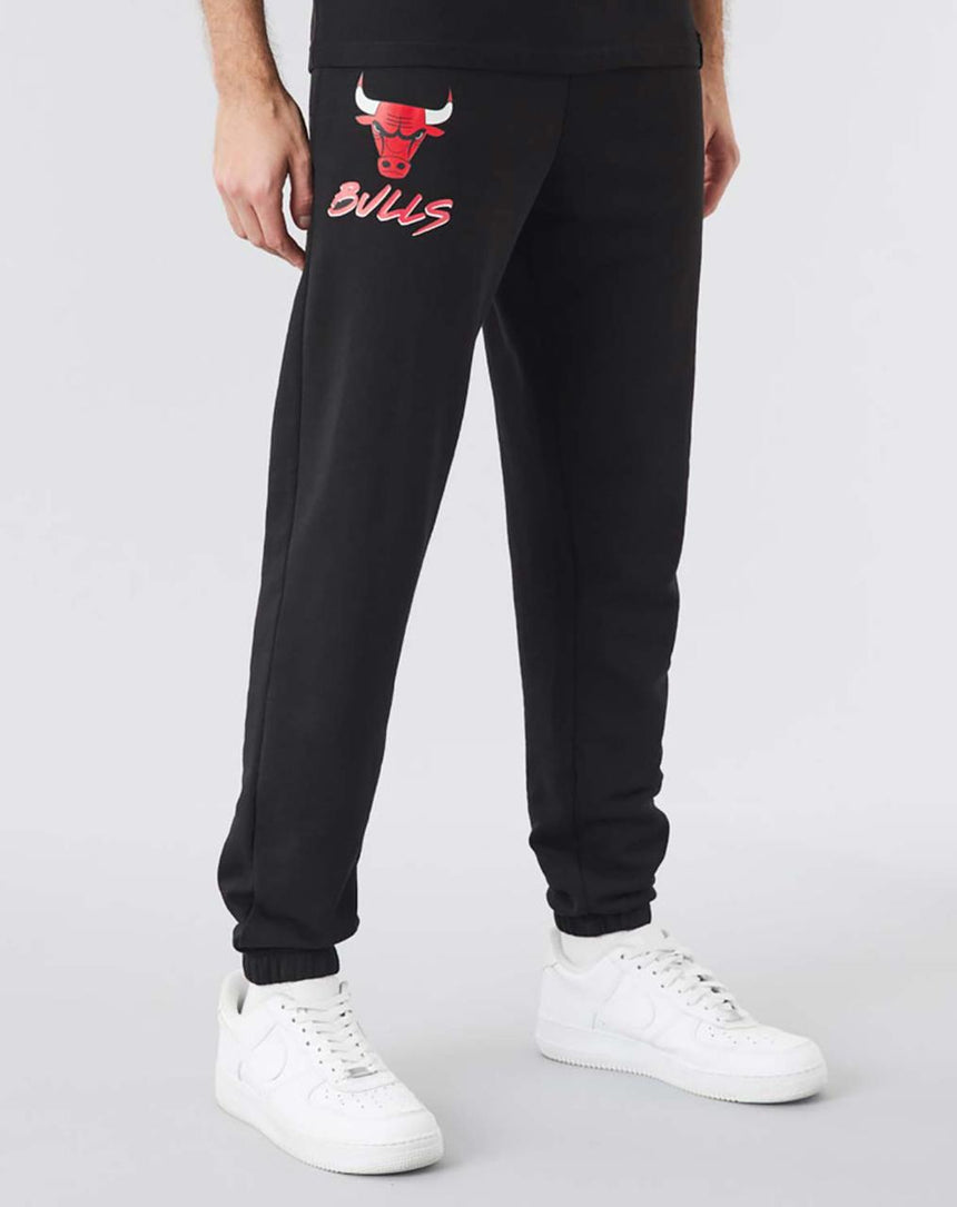 New Era Jogger Chicago Bulls Nba Script Negro