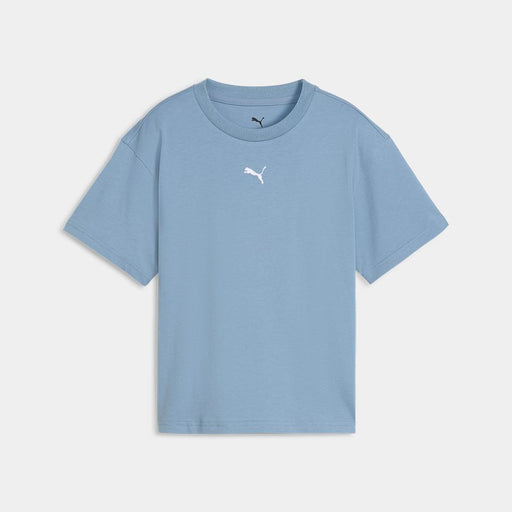 Puma Camiseta De Corte Rectangular Essentials Juvenil