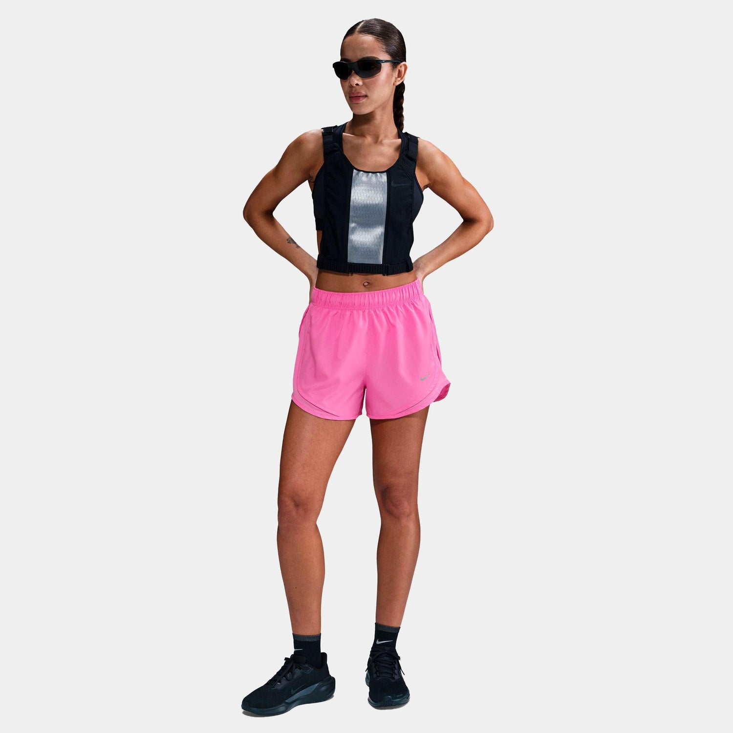 Pantalón Corto Nike Tempo De Running De Talle Medio De 8 Cm DrI-Fit - Mujer