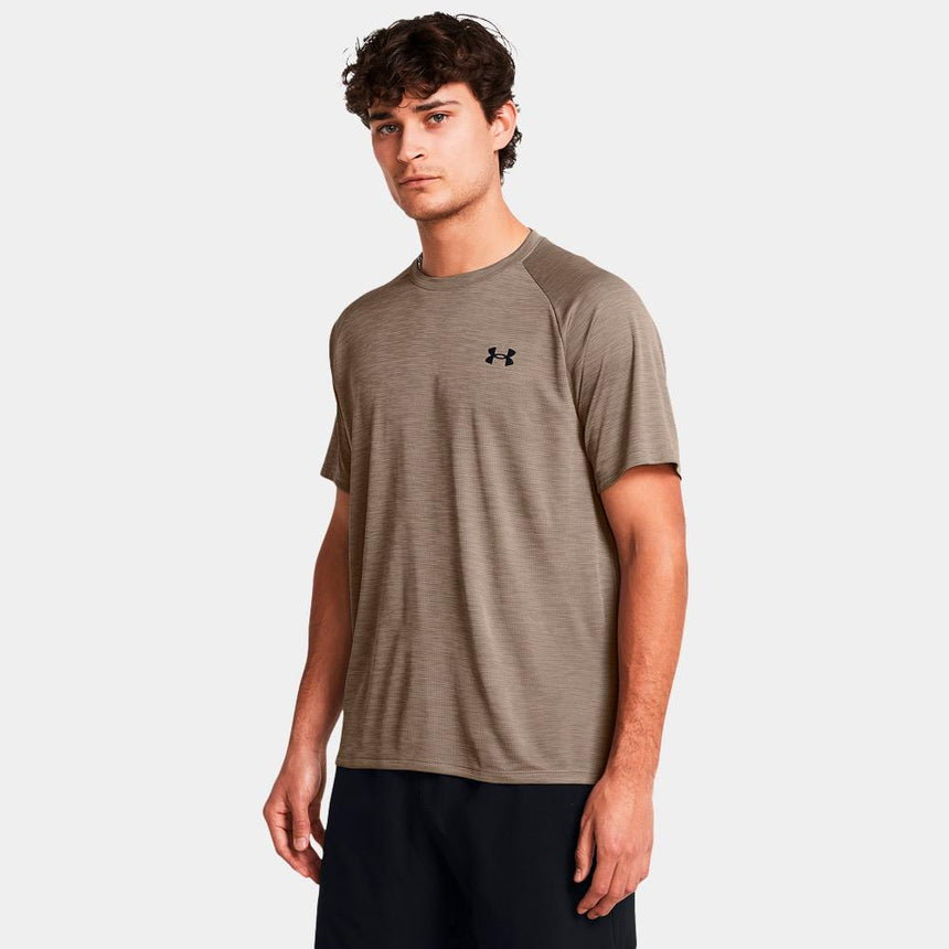 Camiseta De Manga Corta Con Textura Ua Tech