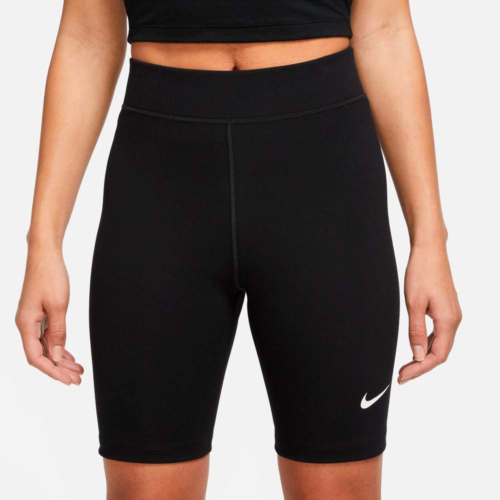 Mallas Cortas Nike Sportswear Classic De 20 cm Y Talle Alto - Mujer
