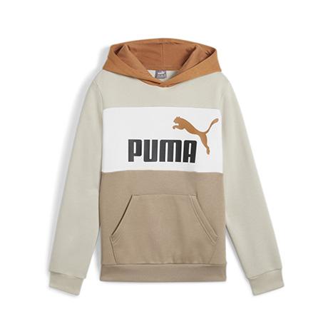 Ess Block Hoodie Fl,desert Dust