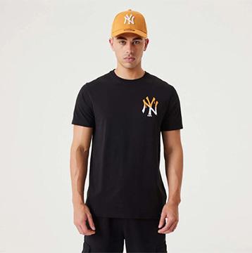 New Era Camiseta New York Yankees Mlb Drip Logo Negro