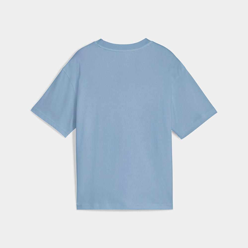 Puma Camiseta De Corte Rectangular Essentials Juvenil