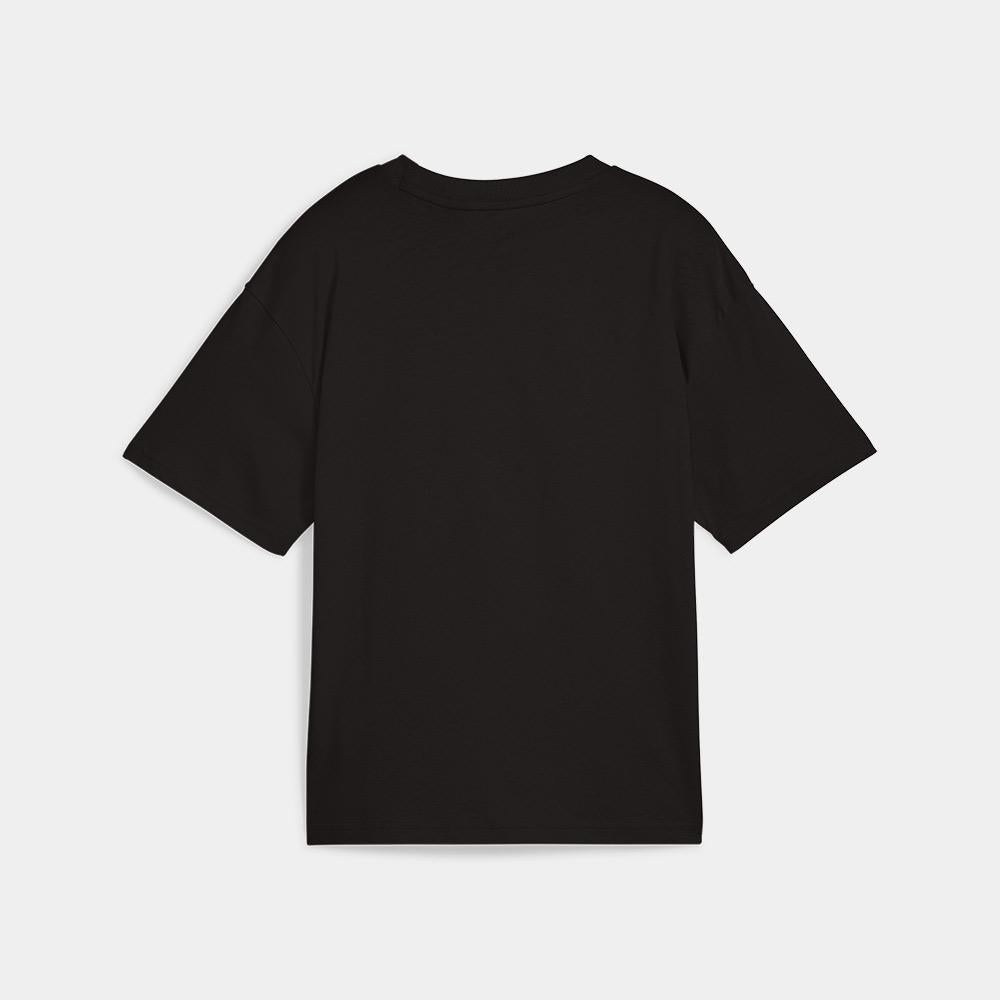 Puma Camiseta De Corte Rectangular Essentials Juvenil