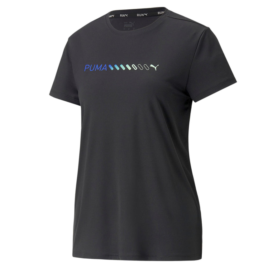 Puma Run Logo Ss Tee W