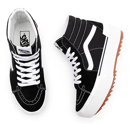 Vans Zapatillas De Ante Y Lona Sk8-Hi Stacked