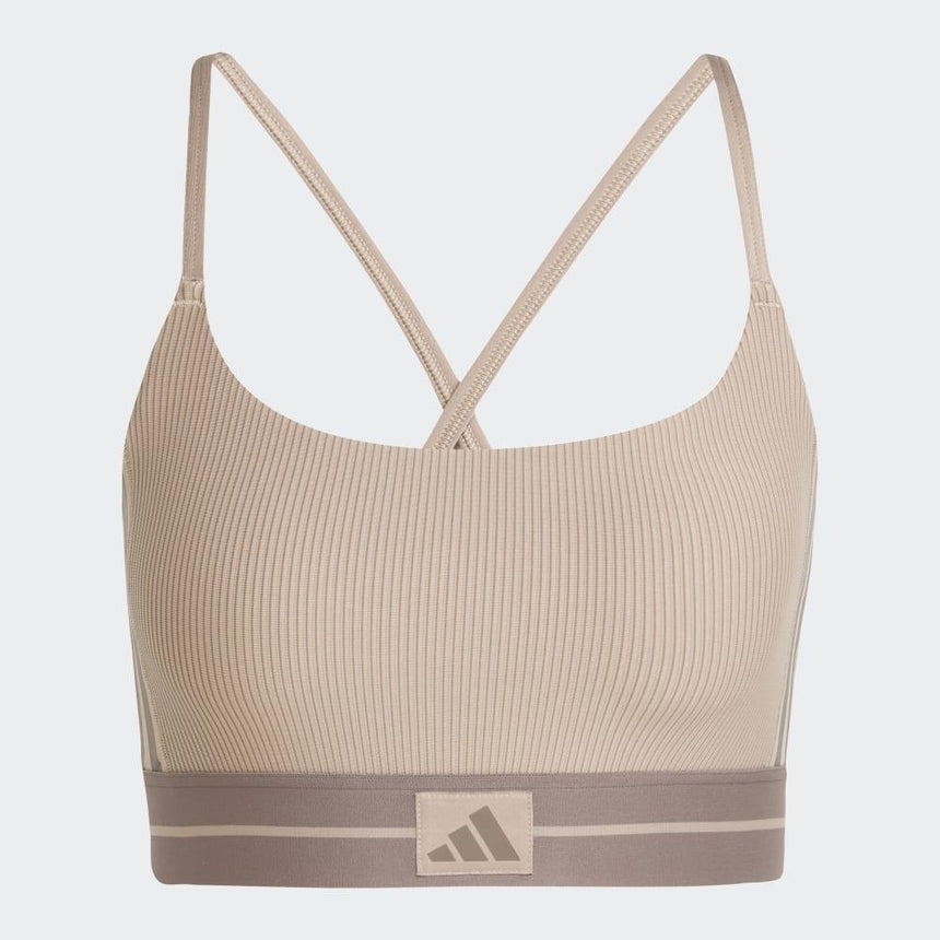 adidas Sujetador Deportivo Baja Sujeción Mujer Hyperglam Rib Bralette