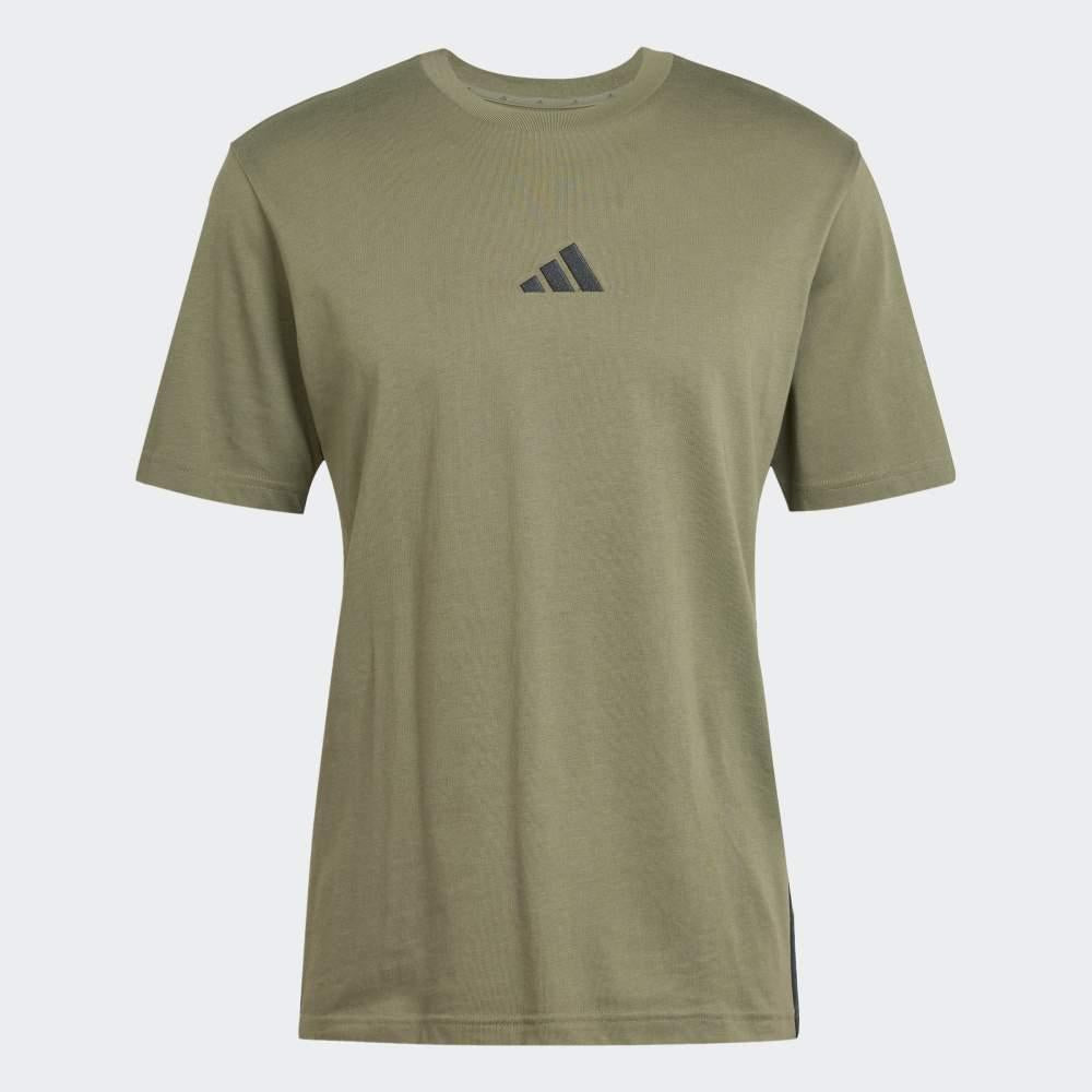 Camiseta Essentials Single Jersey 3 Bandas