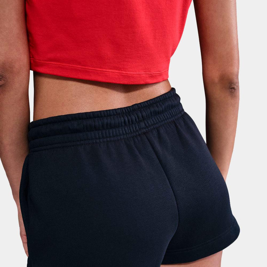 Pantalón Corto Nike Sportswear Phoenix Fleece De Talle Medio Y 5 cm - Mujer