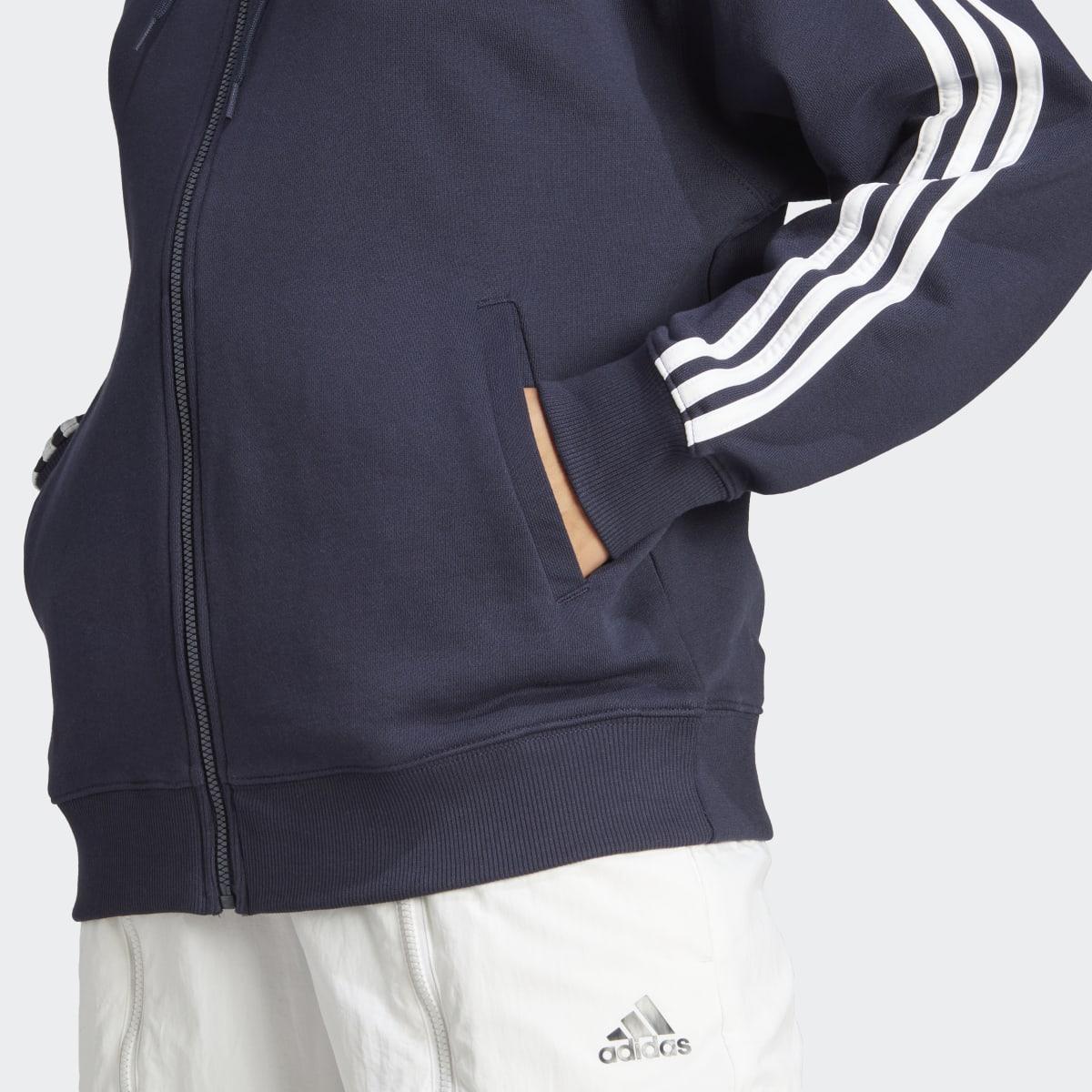 Chaqueta Con Capucha Essentials French Terry 3 Bandas adidas Sportswear