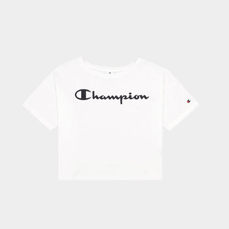 Champion Script Logo Cropped T-Shirt