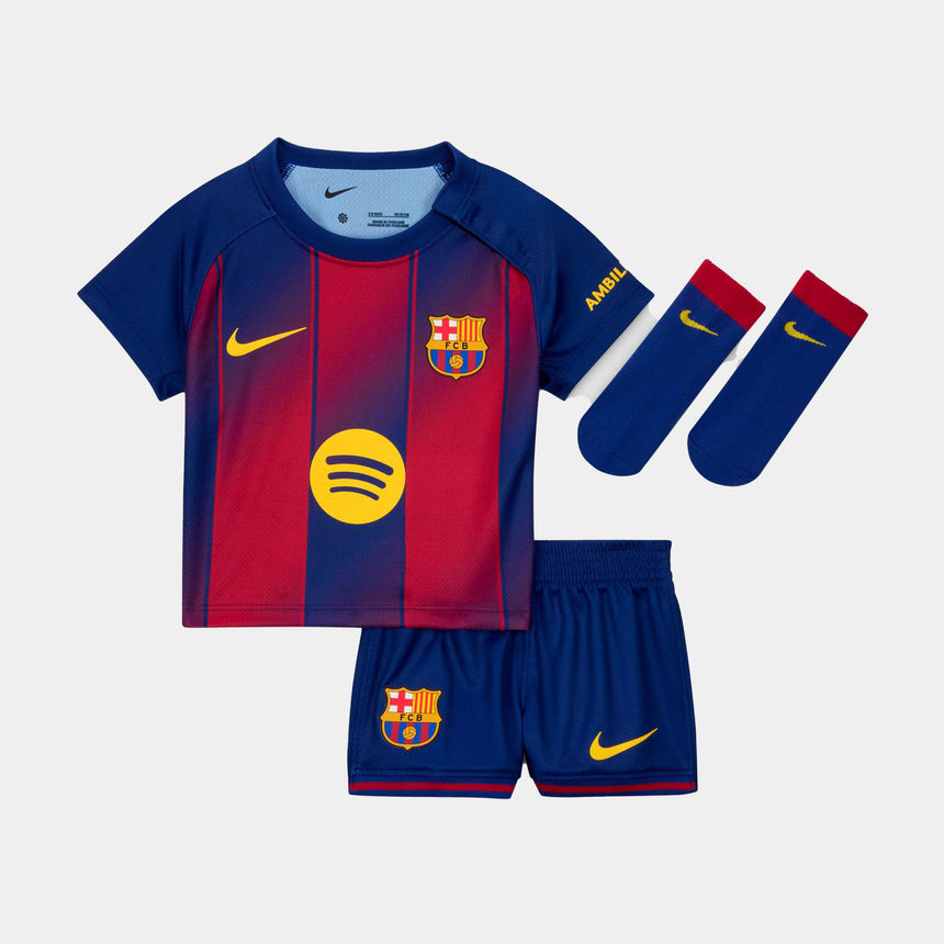 Conjunto Nike DrI-Fit Stadium Fc Barcelona 2025/26 Equipación De Fútbol De 3 Piezas