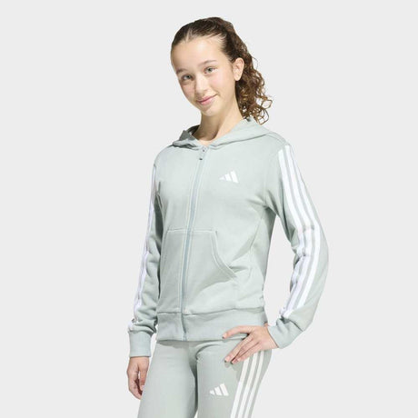 adidas Sudadera Con Capucha Essentials Con Cierre De Cremallera