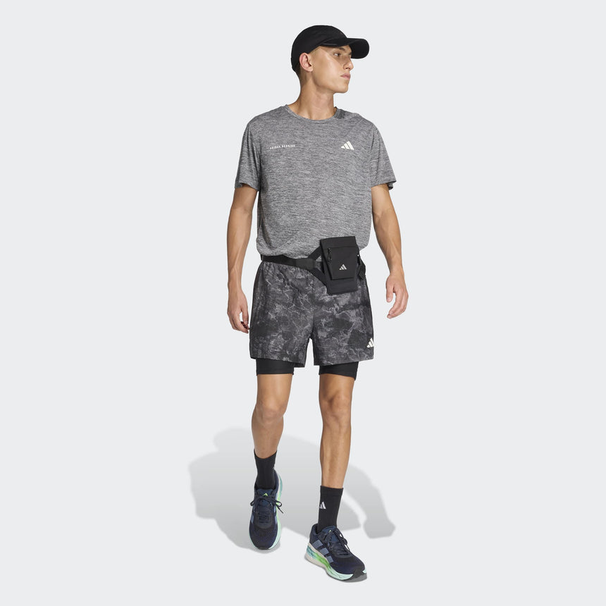 adidas Pantalón Corto 2 En 1 Spray Dye Own The Run