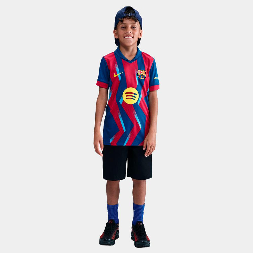 Nike Fc Barcelona 2025/26 Stadium Fourth Big Kids’ DrI-Fit Soccer Replica Jersey