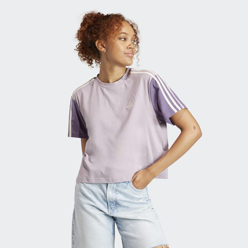 Camiseta Corta Casual Mujer W 3s Cr Top adidas Sportswear