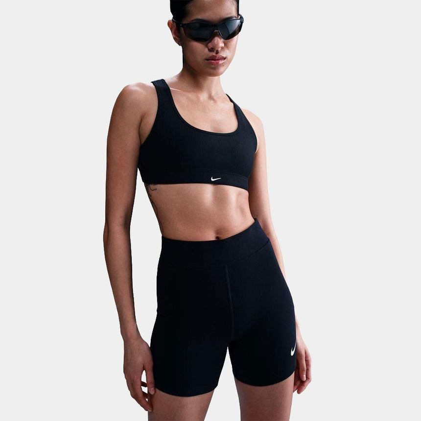 Mallas Nike Sportswear Classic Cortas De 13 cm Y Talle Alto - Mujer