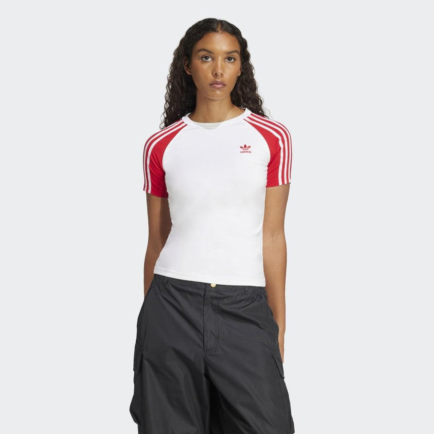 Camiseta adidas Adicolor Raglan Slim 3 Bandas