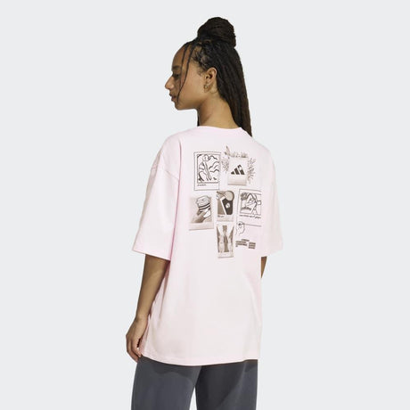 adidas Camiseta Estampada Mini Embroidery Oversized