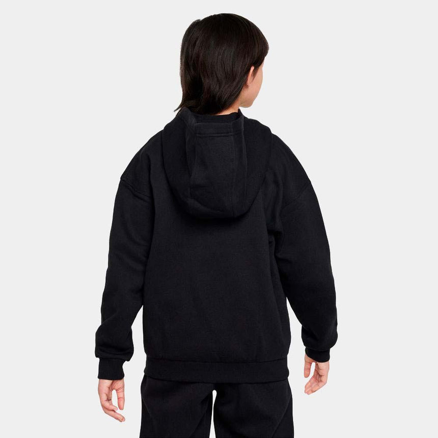 Sudadera Nike Sportswear Club Fleece Con Capucha Con Cremallera Completa Oversize - Niña