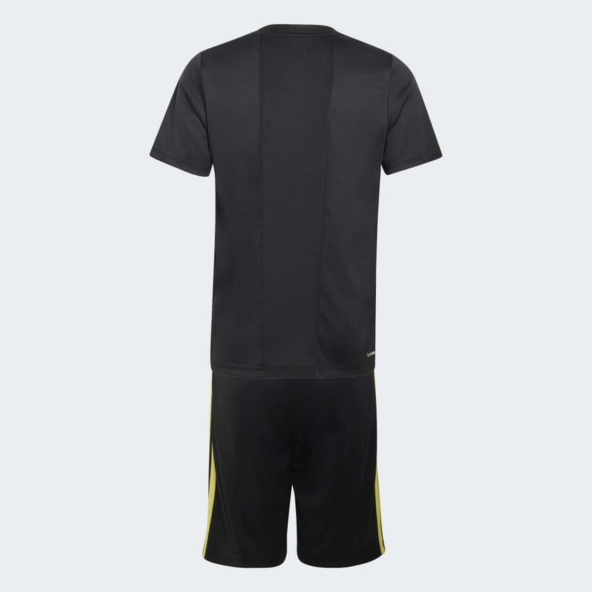 adidas Conjunto Camiseta Y Pantalón Corto Train Essentials 3 Bandas (adolescentes)