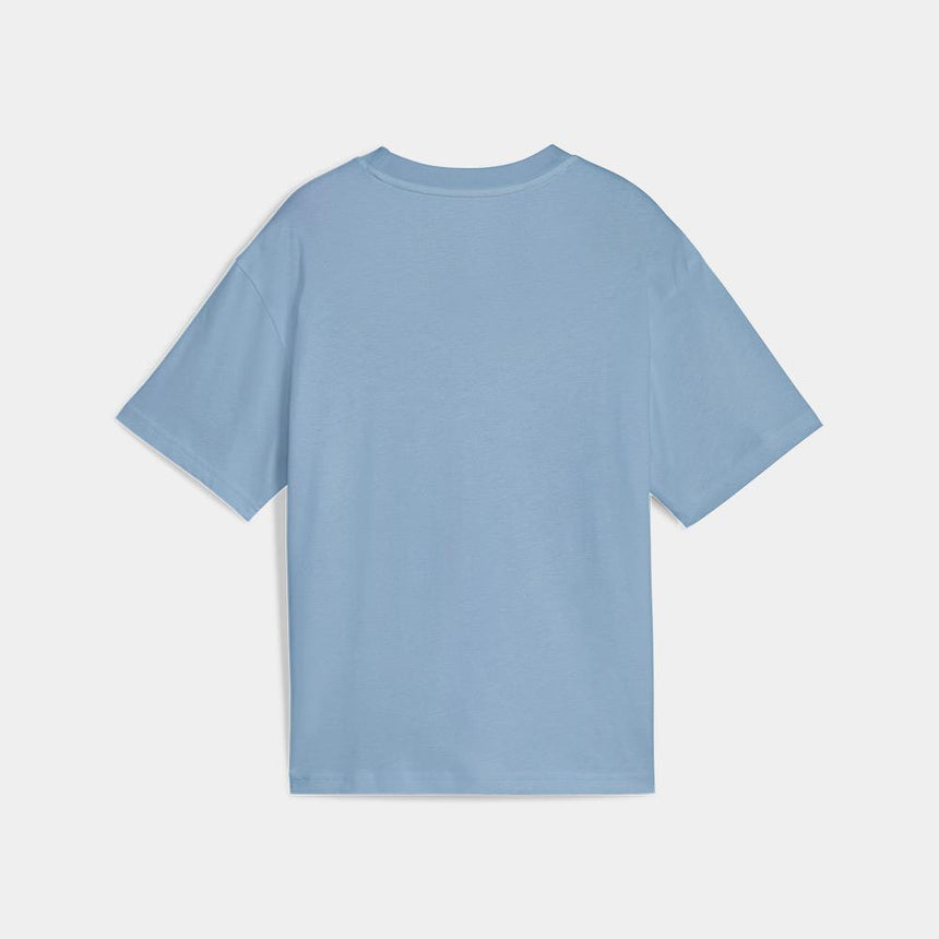 Puma Camiseta De Corte Rectangular Essentials Juvenil