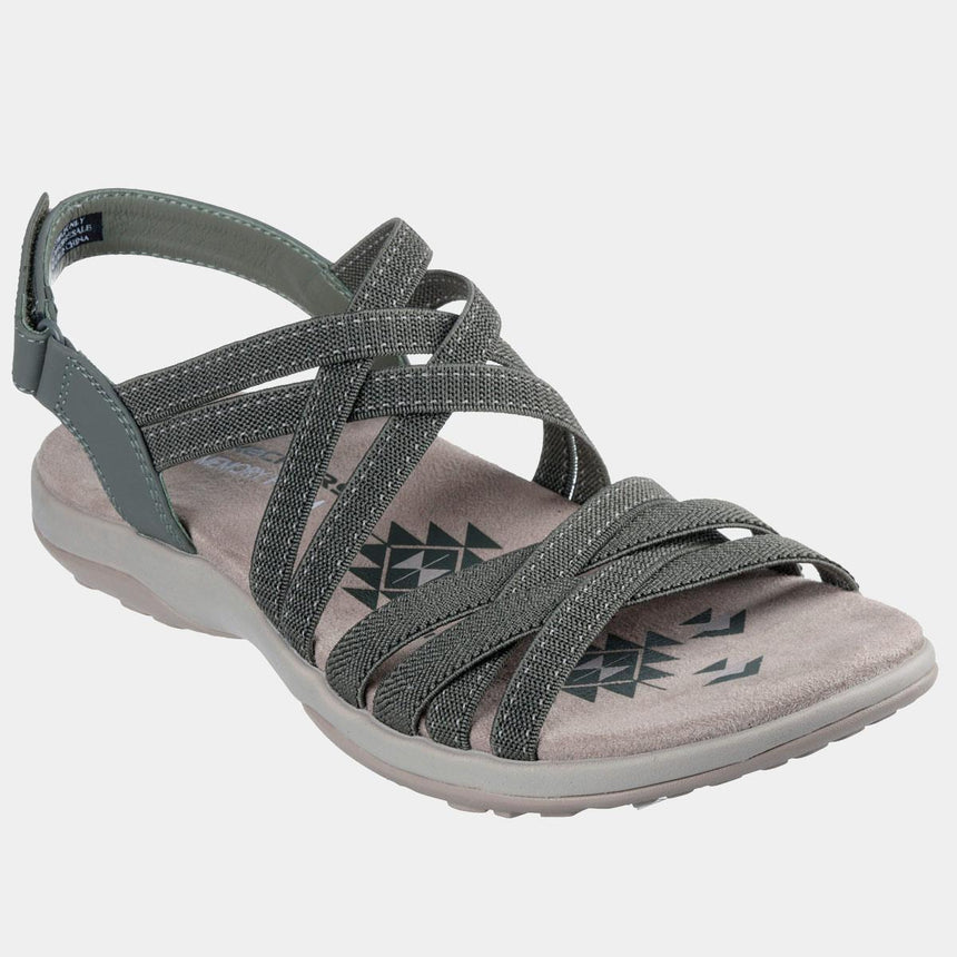 Sandalia Skechers Reggae Slim - Summer Getaway - Mujer