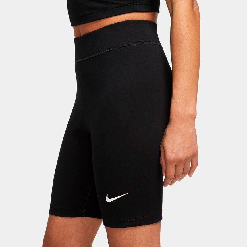 Mallas Cortas Nike Sportswear Classic De 20 cm Y Talle Alto - Mujer