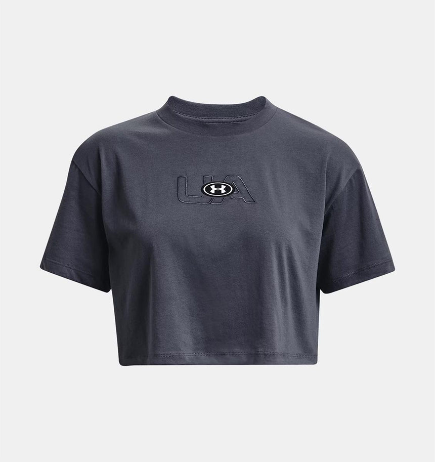 Under Armour Branded Logo Crop ss