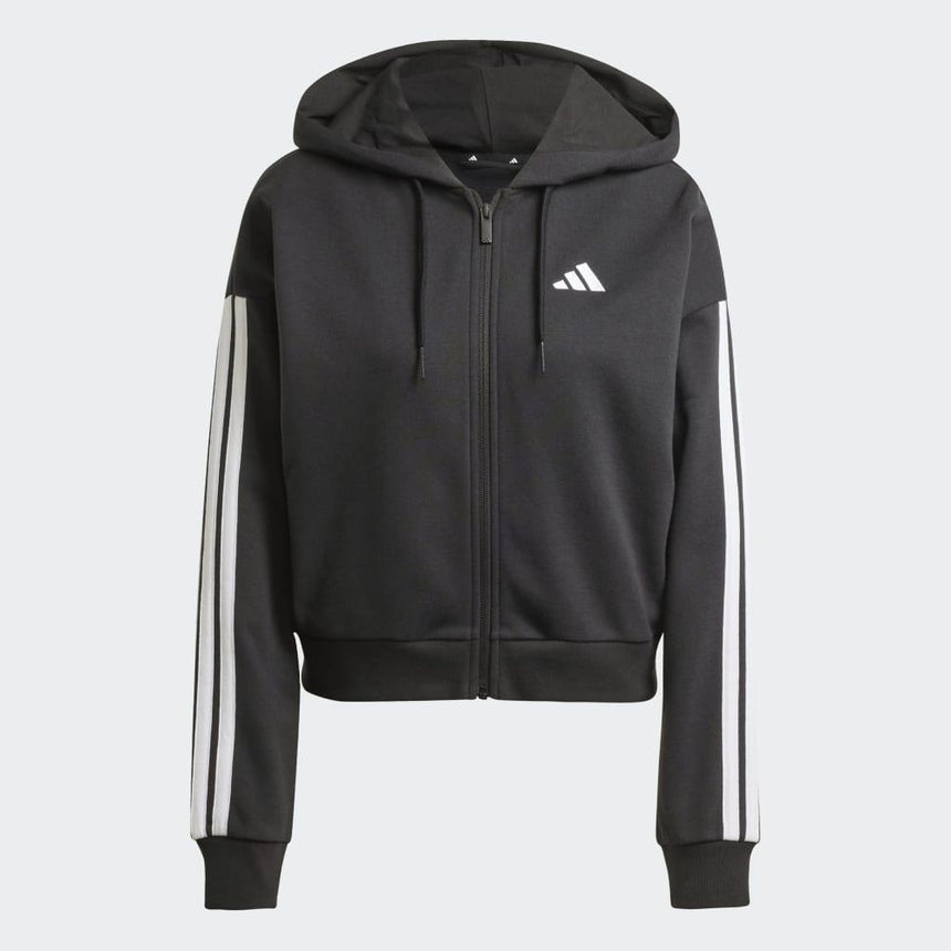 adidas Chaqueta Con Capucha Essentials French Terry 3 Bandas