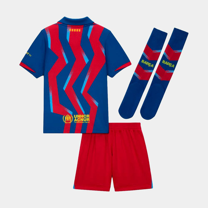 Nike Fc Barcelona 2025/26 Stadium Fourth Little Kids’ Soccer Replica 3-Piece Kit